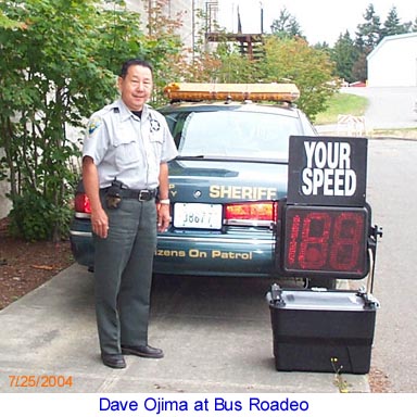 Dave ran radar reader board