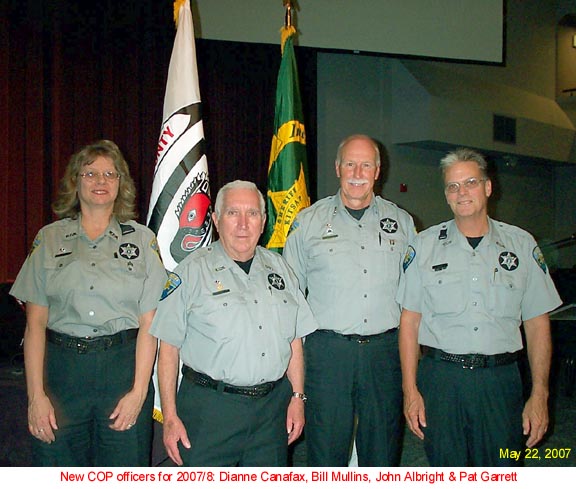 New officers take over on June 6, 2007