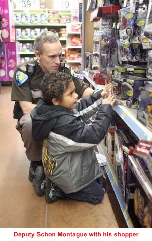 Shop With A COP held at Poulsbo Wal-Mart on Dec. 3, 2011